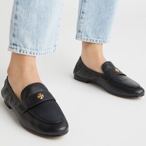 Tory Burch Ballet Loafer – Black Leather